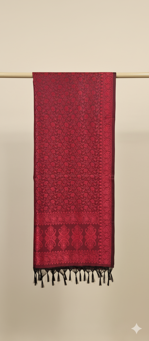 Wine Luxe FeatherSilk Stole