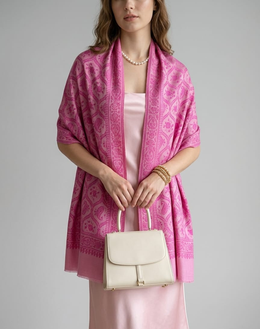 Elegant Silk Stole for Women Travelling