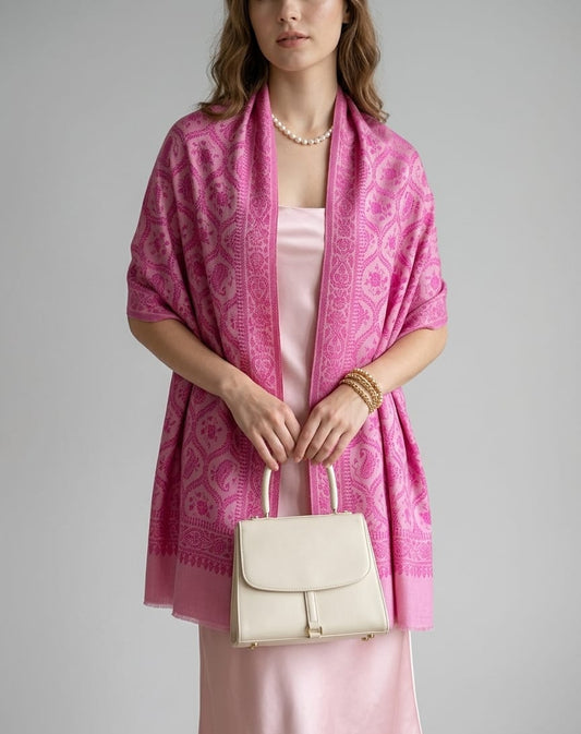 Elegant Silk Stole for Women Travelling