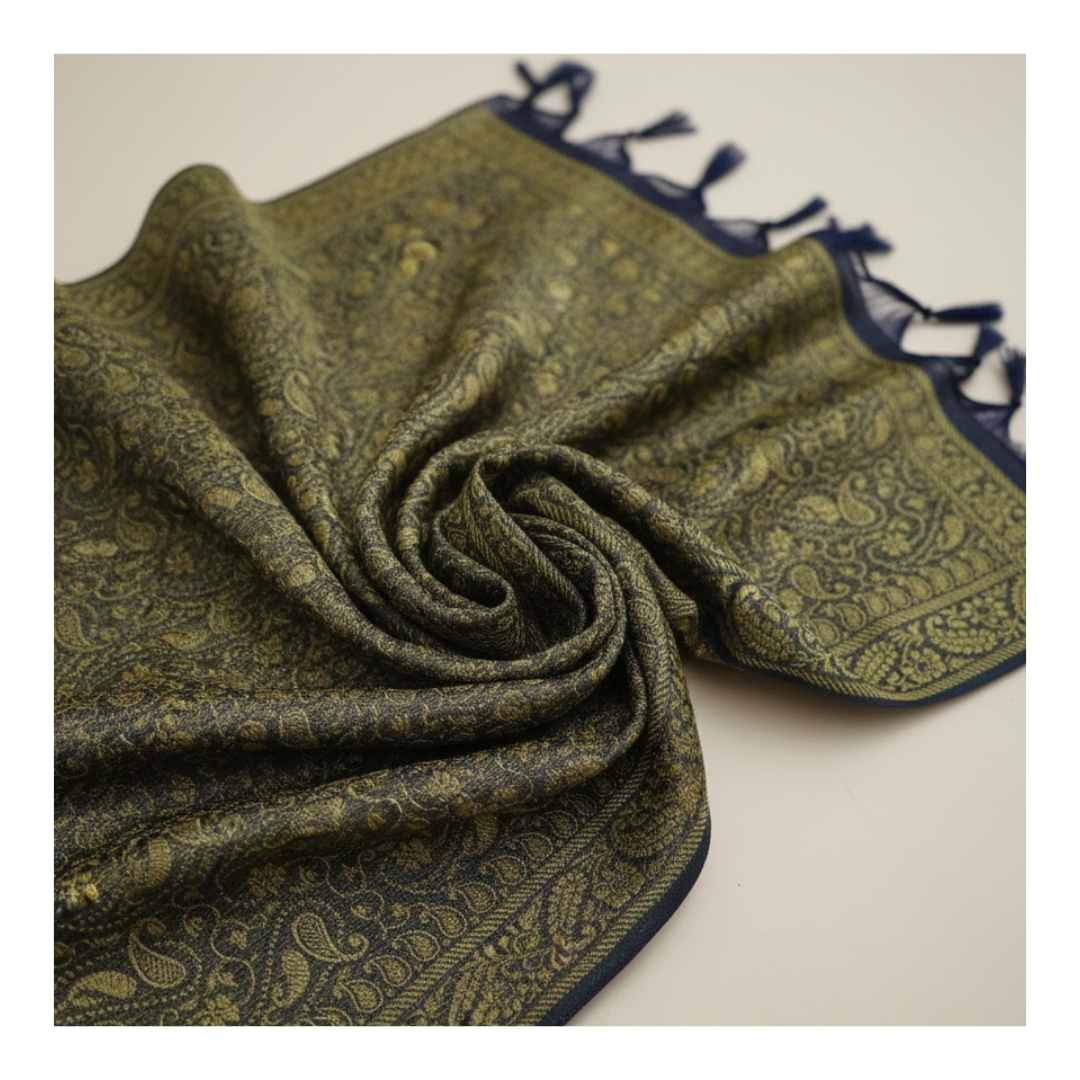  Handwoven Banarasi silk stole - heritage Indian craft for wedding gifts