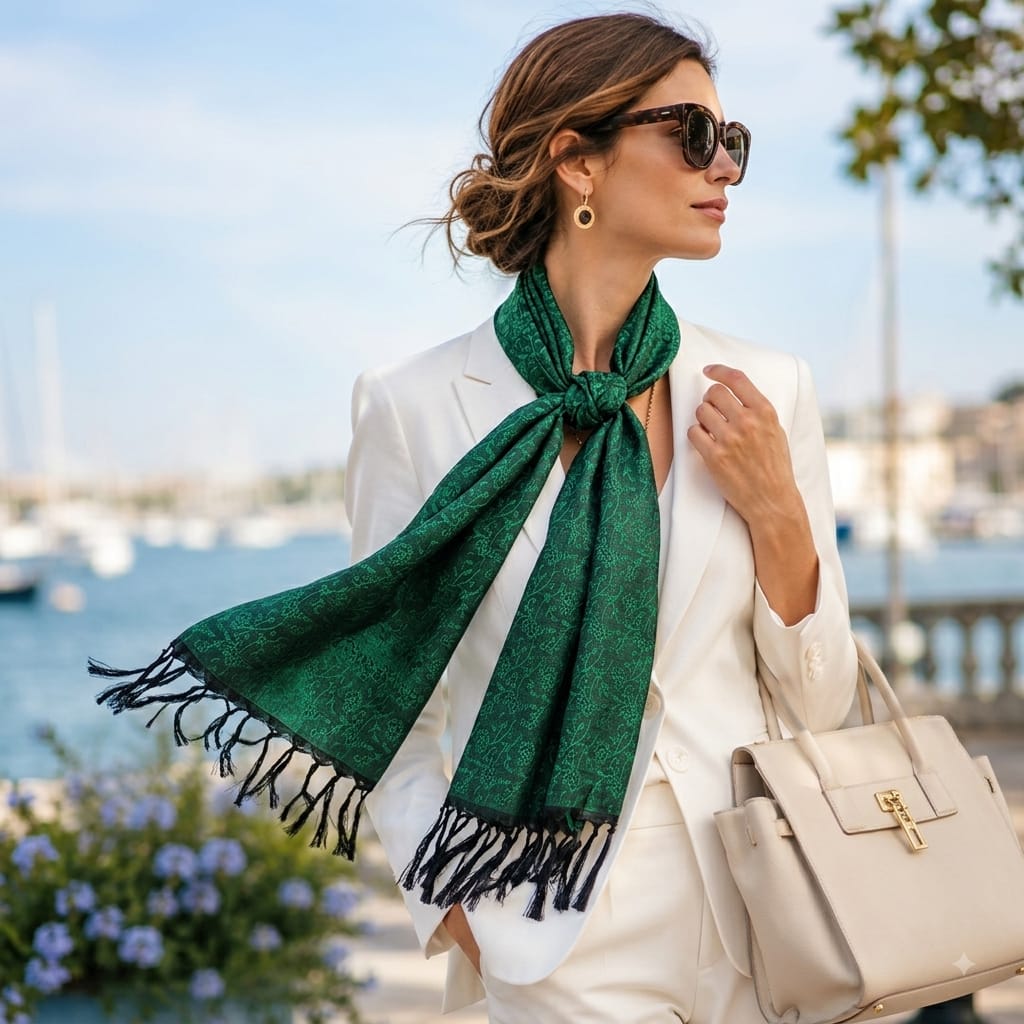 Silk Stole indian gift for foreigner friend