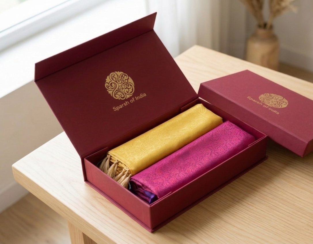 banarasi-silk-stole-gift-set-of-2-for-family