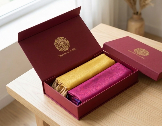 banarasi-silk-stole-gift-set-of-2-for-family